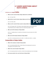 Frequently Asked Questions About Rajya Sabha