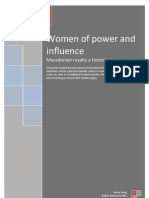 Women of Power and Influence in Macedon A Homeric Legacy