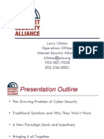 2004 12 03 Larry Clinton Philadelphia Presentation About ISA and Coherent Program of Cyber Security Through Incentives