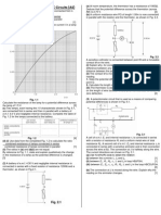 D.C Circuits Class Test