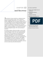 Backup and Recovery: in This Chapter