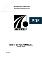 Pennsylvania Penndot Publication PUB 378 Right of Way Manual (7-07)