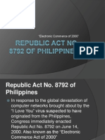 Republic Act No 8792