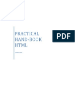 HTML Practical Handbook