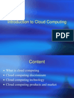 Introduction To Cloud Computing