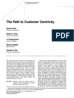 Path To Customer Centricity-Parasuraman