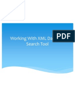 Working With XML Data and Search Tool