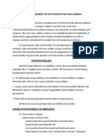 Anaesthetic Management of Ihd Patients For Non Cardiac Surgery