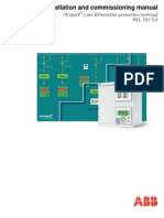  Installation and Commissioning Manual Line Differential Protection Terminal Rel551 2.5