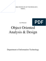 Ooad Lab Manual