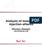 Analysis of Mass SQLi Attacks