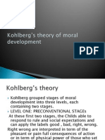 Kohlberg's Theory of Moral Development