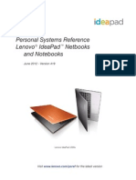 Personal Systems Reference Lenovo Ideapad Netbooks and Notebooks