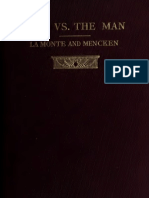 Man Versus The Man by Robert Rives La Monte & H.L. Mencken