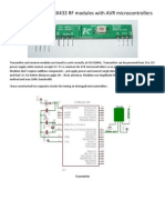 Running TX433 and RX433 RF Modules With AVR Microcontrollers