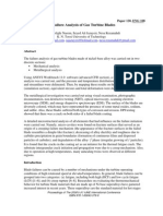 Failure Analysis of Gas Turbine Blades