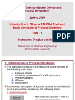 Introduction To Silvaco ATHENA Tool and Basic Concepts in Process Modeling 1