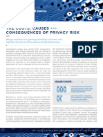 The Costs, Causes and Consequences of Privacy Risk