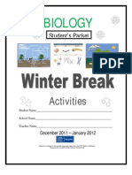 HSA Biology 2011-2012 - Winter Break Packet