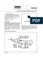 32W Hi-Fi Audio Power Amplifier: Description