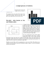 A Simple Glossary of Statistics