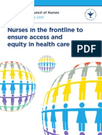 Nurses in The Frontline To Ensure Access and Equity in Health Care