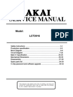 Akai LCT2016 Service Manual