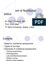 Assessment of Nutritional Status