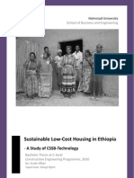 Sustainable Low-Cost Housing in Ethiopia