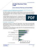 South West Business Pulse Jan09 Summary Report