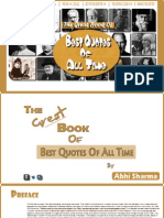 The Great Book of Best Quotes of All Time. - Original