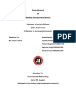 Project Report On Banking Management System