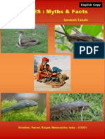 Snakes Myths & Facts in English by Santosh Takale