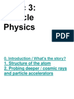 Edexcel GCE A2 Physics Unit 4 Topic 3 Particle Physics - Lesson Notes