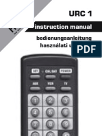 Remote Control Manual