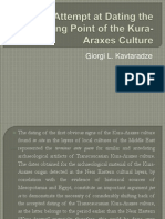 An Attempt at Dating The Starting Point of The Kura-Araxes Culture by Giorgi L. Kavtaradze