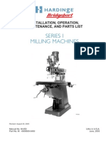 Bridgeport Series I Milling Machne Repair Manual