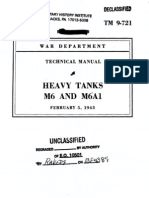 Technical Manual TM9-721 Heavy Tanks M6 and M6A