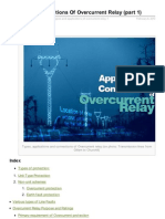 Types and Applications of Overcurrent Relay Part 1