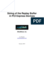 MindShare PCIe Replay Buffer Sizing