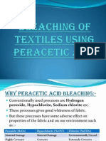 Bleaching of Textiles Using Paa