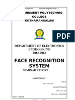 Face Recognition Nadirsha Report