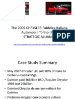 Chrysler-Fiat Strategic Alliance