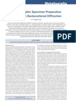 Metallographic Specimen Preparation