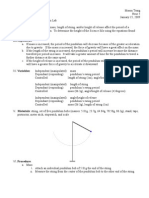 Pendulum Lab