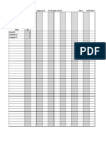 Offensive Line Grade Sheet Template