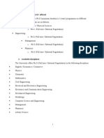 Categories of PH - DS' Offered