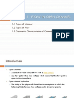 Slides 1 Flow in Open Channel