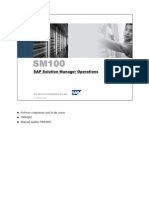 SM100 SAP Solution Manager Operations PDF