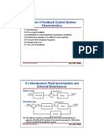 Feedback Control System Characteristics